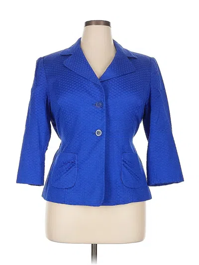 Pre-owned Katherine New York Blazer Jacket In Blue
