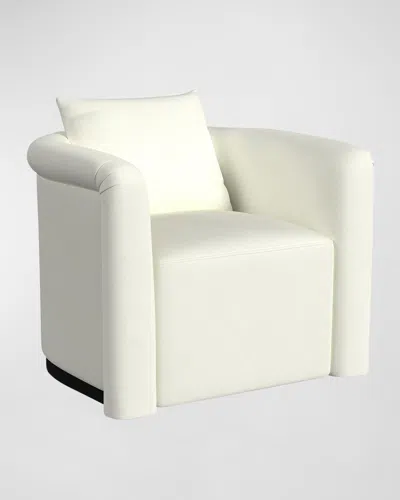 Katherine Noble By Bmc Akey Accent Chair In Ivory