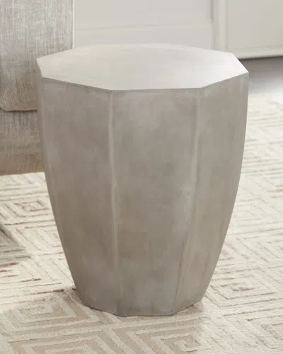 Katherine Noble By Bmc Asher Octagonal End Table In Neutral