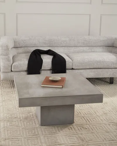 Katherine Noble By Bmc Ashten Square Coffee Table In Gray