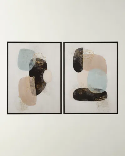 Katherine Noble By Bmc Athena Framed Painting, Set Of 2 In Black