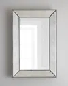 Katherine Noble By Bmc Beaded Wall Mirror, 24"w In Silver