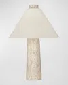 Katherine Noble By Bmc Berks 31" Resin Table Lamp In Textured Cream