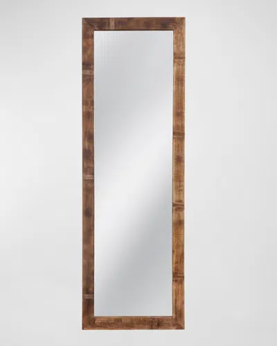 Katherine Noble By Bmc Billings 78" Floor Mirror In Weathered Reclaimed Wood