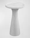 Katherine Noble By Bmc Birdi Accent Table In White