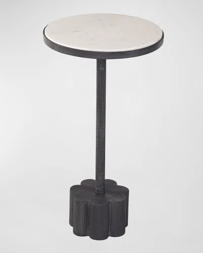 Katherine Noble By Bmc Bruce Accent Table In Brushed Black