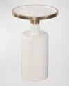 Katherine Noble By Bmc Bryce Accent Table In White