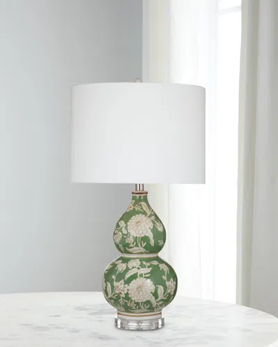 Katherine Noble By Bmc Capri 28" Floral Double-gourd Table Lamp