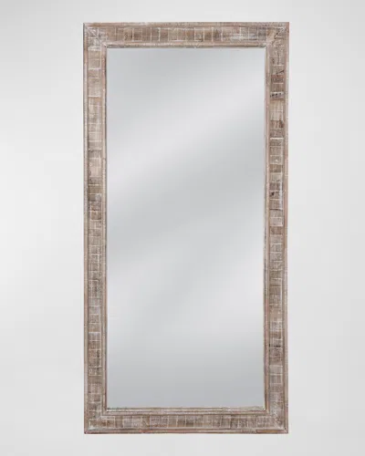 Katherine Noble By Bmc Chasely 72" Floor Mirror In Natural, White Wash