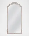 Katherine Noble By Bmc Colton 82" Floor Mirror In Distressed White