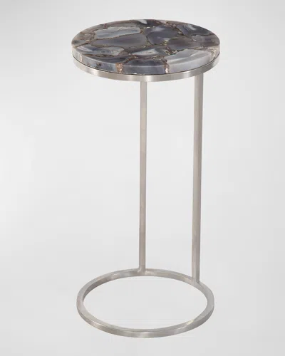 Katherine Noble By Bmc Coy Accent Table In Silver