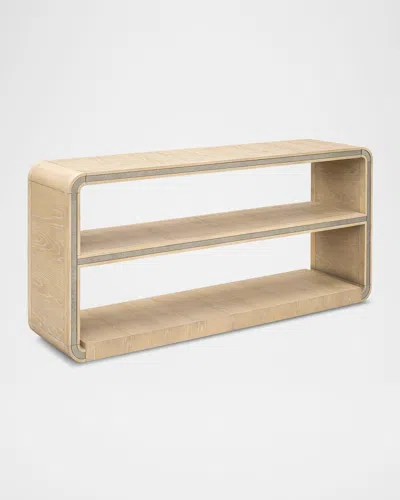 Katherine Noble By Bmc Damone Console Table In Blonde Oak