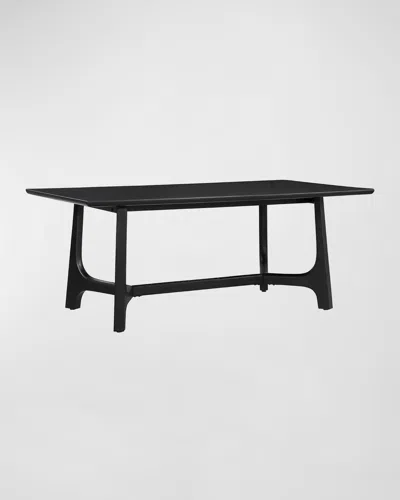 Katherine Noble By Bmc Dunnigan Dining Table, 76" In Black