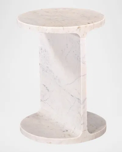 Katherine Noble By Bmc Emmerson Accent Table In White