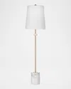 Katherine Noble By Bmc Fairfield 34" Table Lamp In White/brass