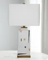 Katherine Noble By Bmc Fandy Table Lamp In White/gold