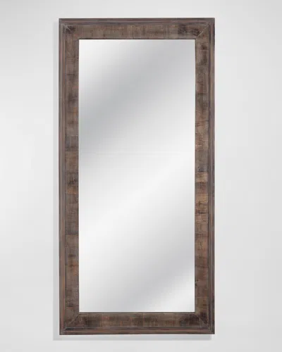 Katherine Noble By Bmc Faye 80" Floor Mirror In Rustic Brown