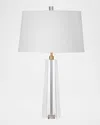 Katherine Noble By Bmc Frome 26" Crystal Table Lamp In Crystal/brass