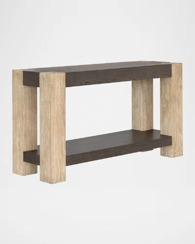 Katherine Noble By Bmc Hadley Console Table In Brown, Blonde