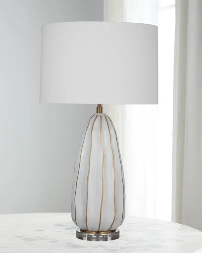Katherine Noble By Bmc Josephine Table Lamp In White
