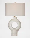 Katherine Noble By Bmc Kent 30" Resin Table Lamp In Cream