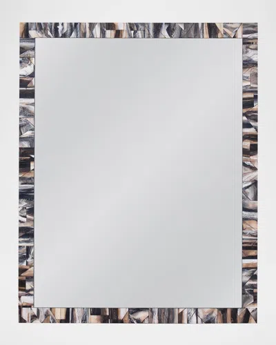 Katherine Noble By Bmc Kervo 58" Wall Mirror In Black/cream