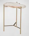 Katherine Noble By Bmc Kora Accent Table In Champagne Gold