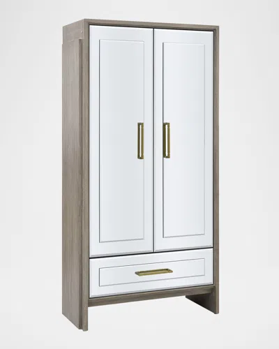 Katherine Noble By Bmc Lansing Tall Bar Cabinet In Gray