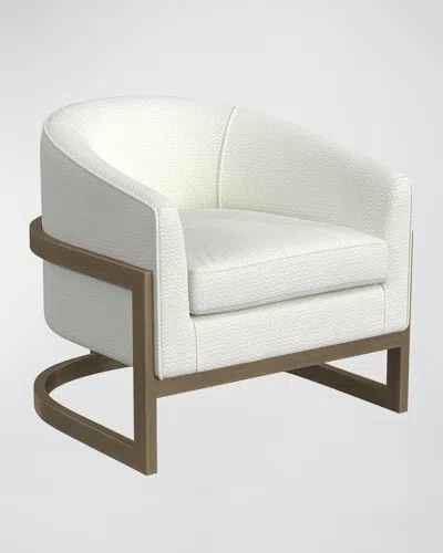 Katherine Noble By Bmc Lilley Barrel Chair In Ivory