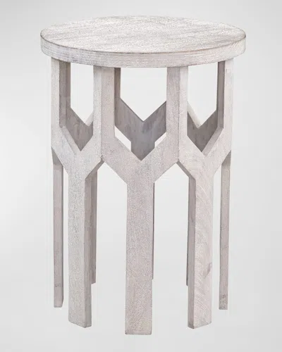 Katherine Noble By Bmc Lloyd Accent Table In Whitewash