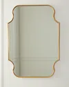 Katherine Noble By Bmc Lyenda Wall Mirror In Gold Leaf