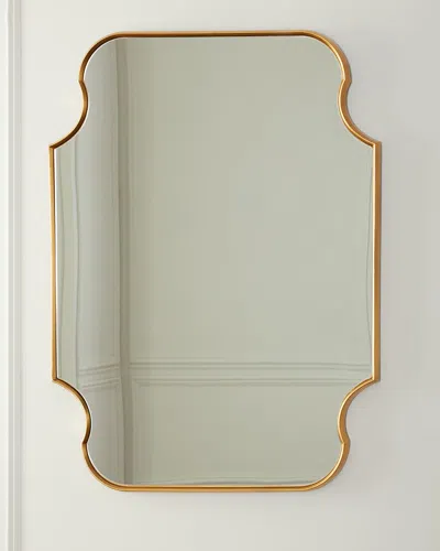 Katherine Noble By Bmc Lyenda Wall Mirror In Gold Leaf