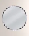 Katherine Noble By Bmc Macardle 34" Round Wall Mirror In Black