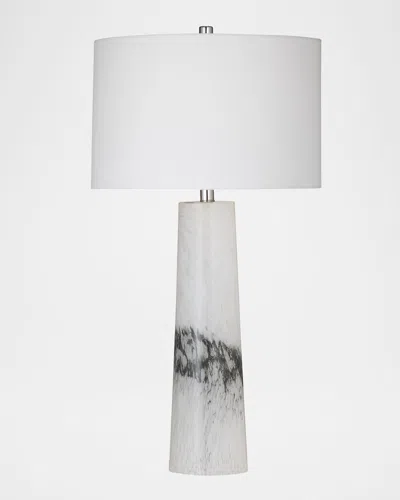 Katherine Noble By Bmc Medway 31" Glass Table Lamp In White/black