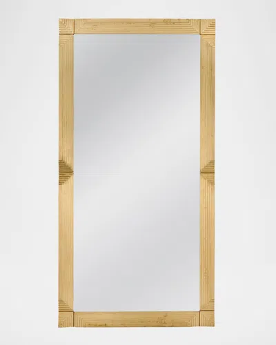 Katherine Noble By Bmc Mellstock 82" Floor Mirror In Gold