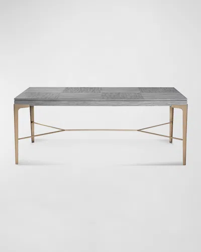 Katherine Noble By Bmc Nelya 76" Dining Table In Grey