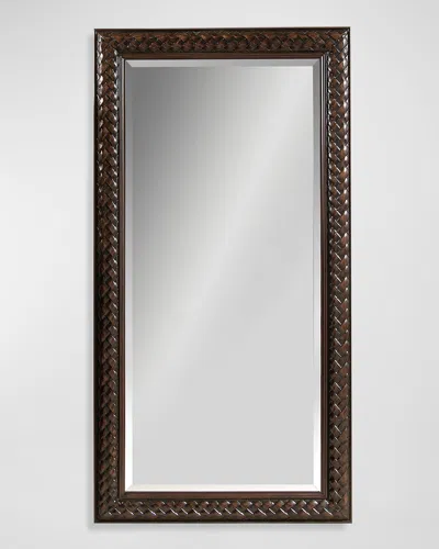 Katherine Noble By Bmc Newson 80" Floor Mirror In Deep Cherry