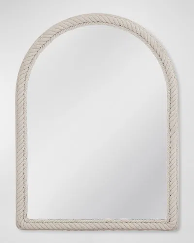 Katherine Noble By Bmc Nichols Rope 44" Wall Mirror In White