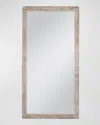 Shop Katherine Noble By Bmc Pamela 80" Floor Mirror In Coastal White Wash