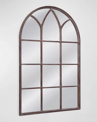 Katherine Noble By Bmc Paxton Floor Mirror In Weathered Brown