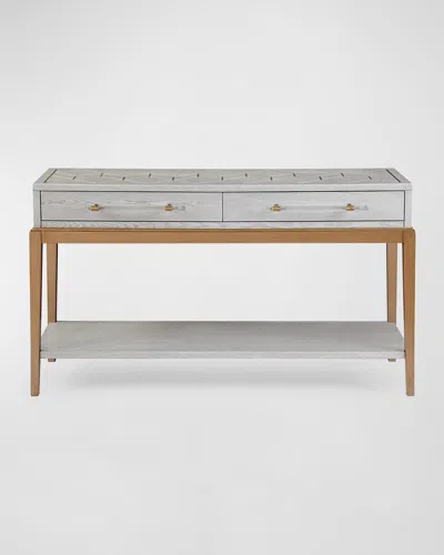 Katherine Noble By Bmc Perrine Gray Console Table