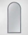 Katherine Noble By Bmc Rowan Floor Mirror In Smoke/clear Mirror