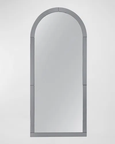 Katherine Noble By Bmc Rowan Floor Mirror In Smoke/clear Mirror