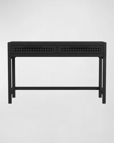 Katherine Noble By Bmc Roy Writing Desk In Matte Black 