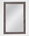 Katherine Noble By Bmc Stepford 44" Bone & Resin Wall Mirror In Black/cream