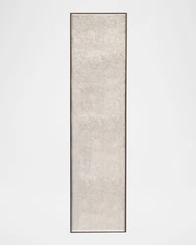 Katherine Noble By Bmc Tarus 78" Antiqued Wall Mirror In Polished Brass