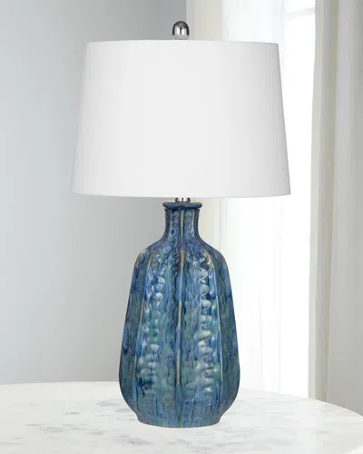 Katherine Noble By Bmc Tee Table Lamp In Blue
