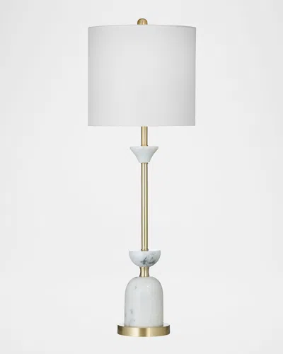 Katherine Noble By Bmc Vallhalla 35" Table Lamp In White/gold