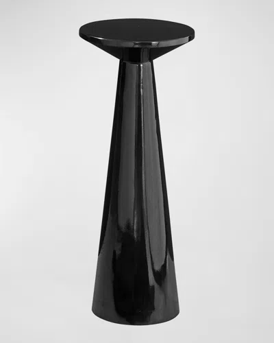 Katherine Noble By Bmc Volek Accent Table In Polished Black