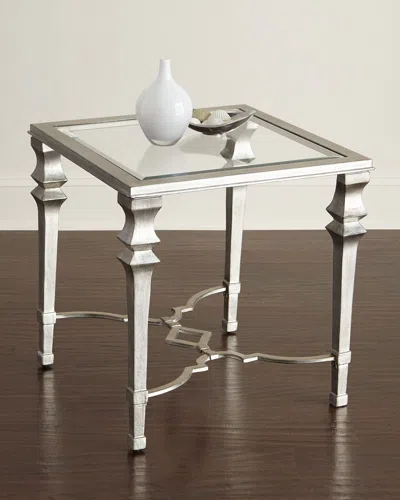 Katherine Noble By Bmc Westerly End Table In Silver